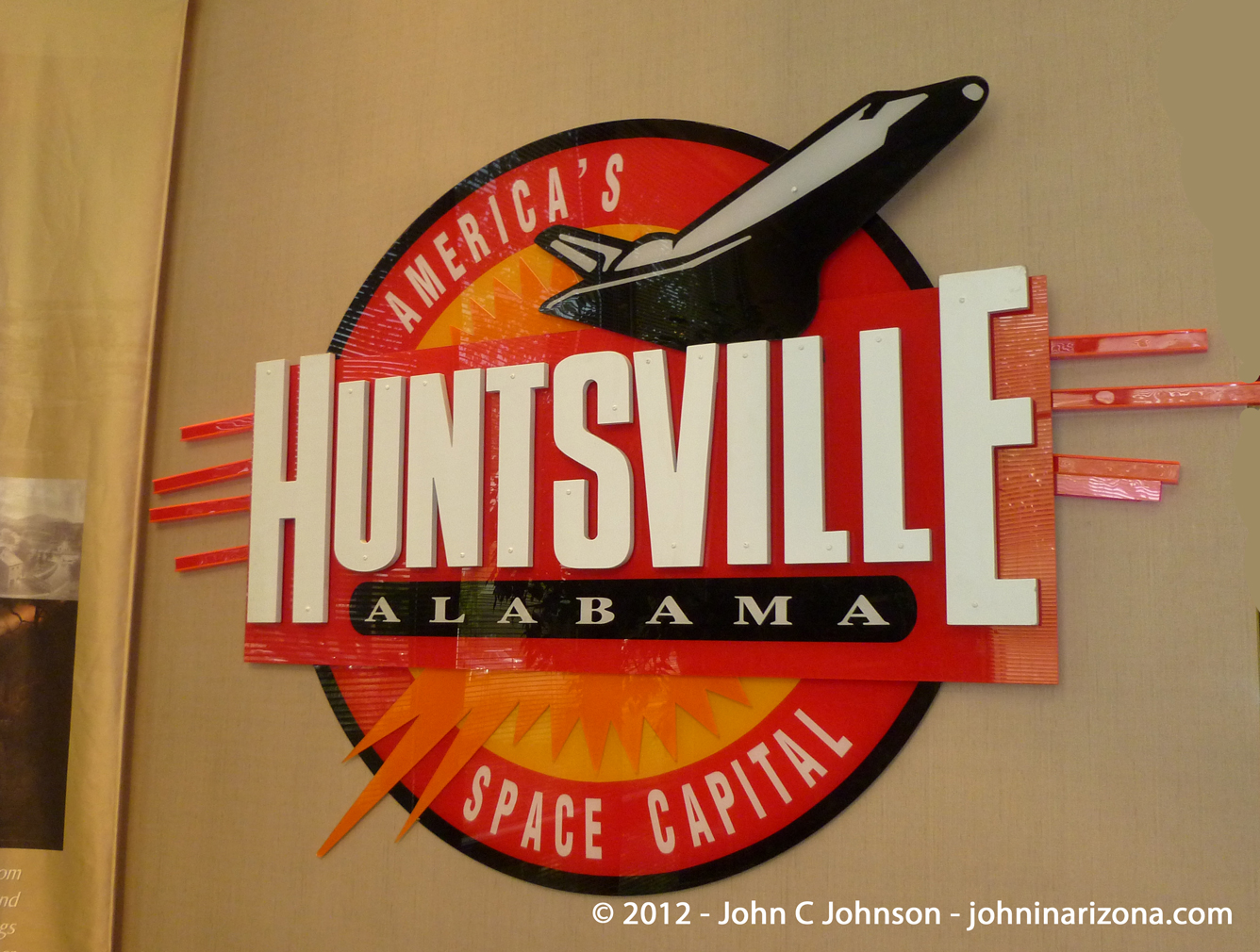 America's Space Capital Sign Huntsville, Alabama