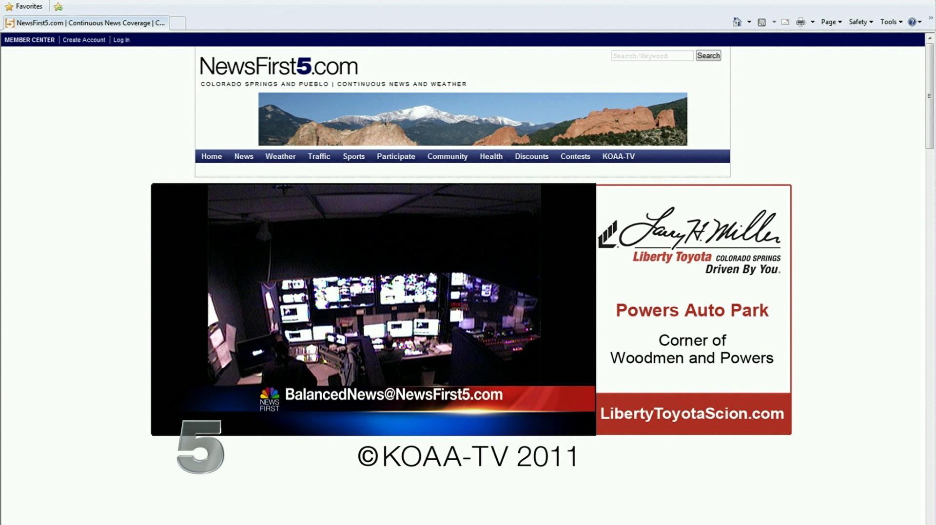 KOAA TV Channel 5 Pueblo, Colorado