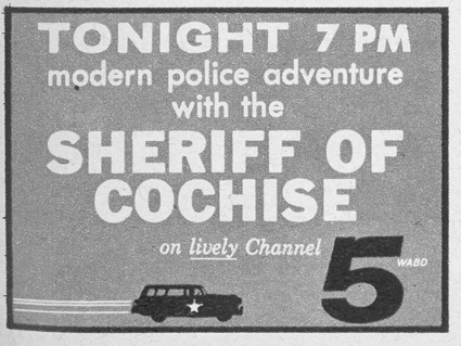 Sheriff of Cochise ad