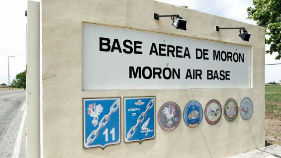 Moron, Spain Air Force Base Entry Sign