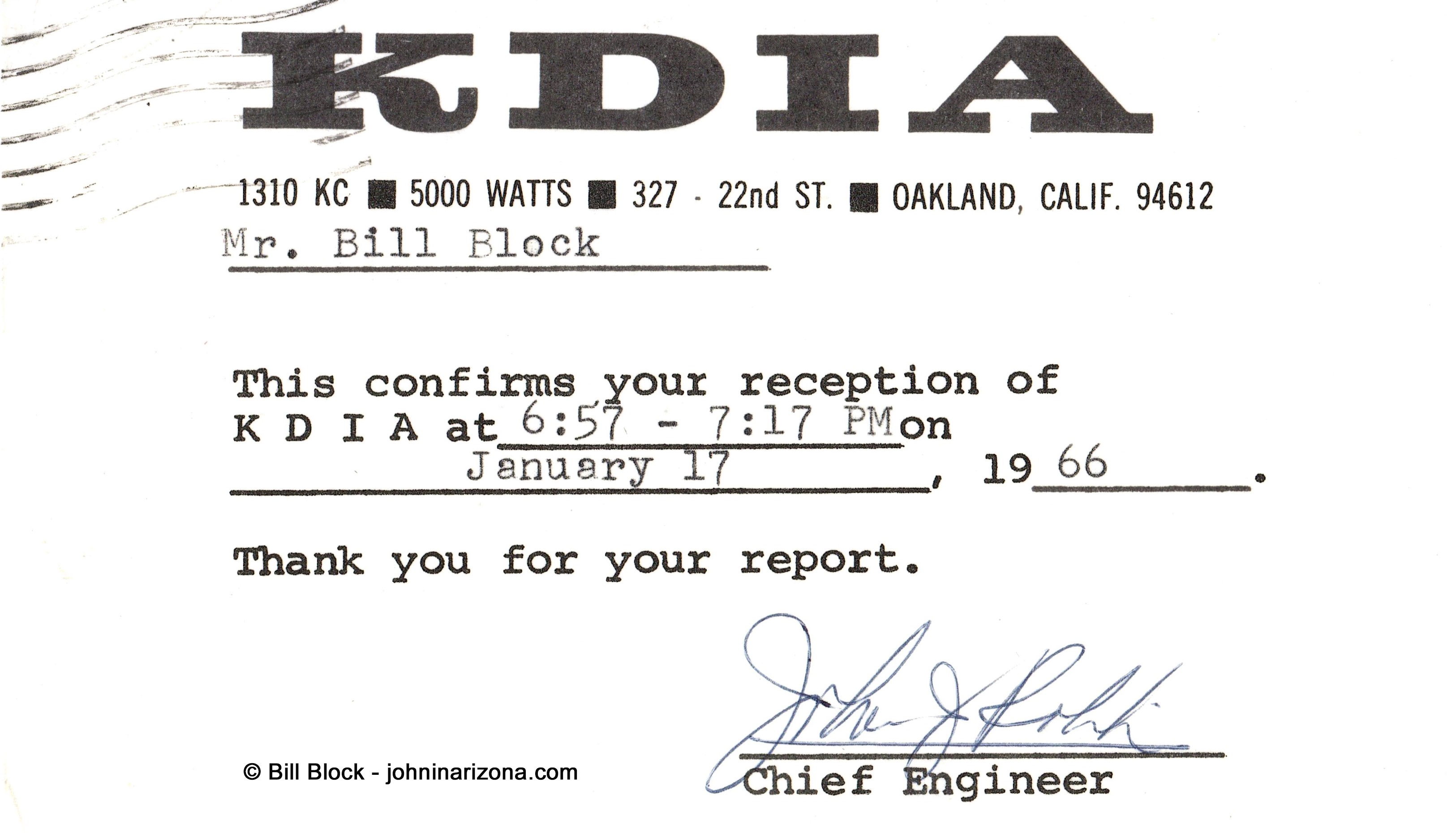 KDIA Radio 1310 Oakland, Calfiornia