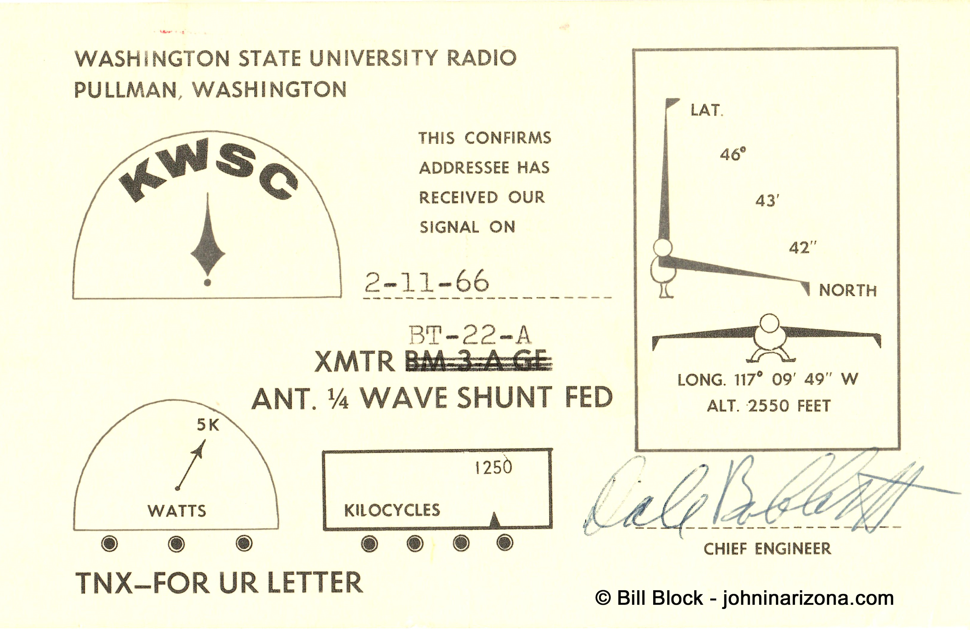 KWSC Radio 1250 Pullman, Washington