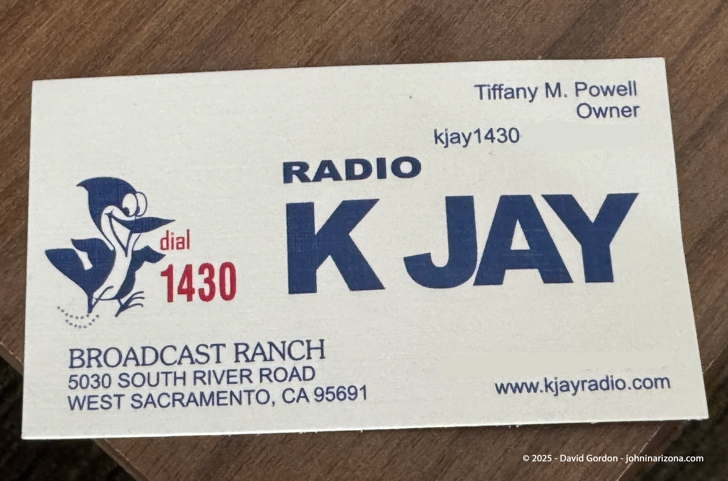 KJAY Radio 1430 West Sacramento, California