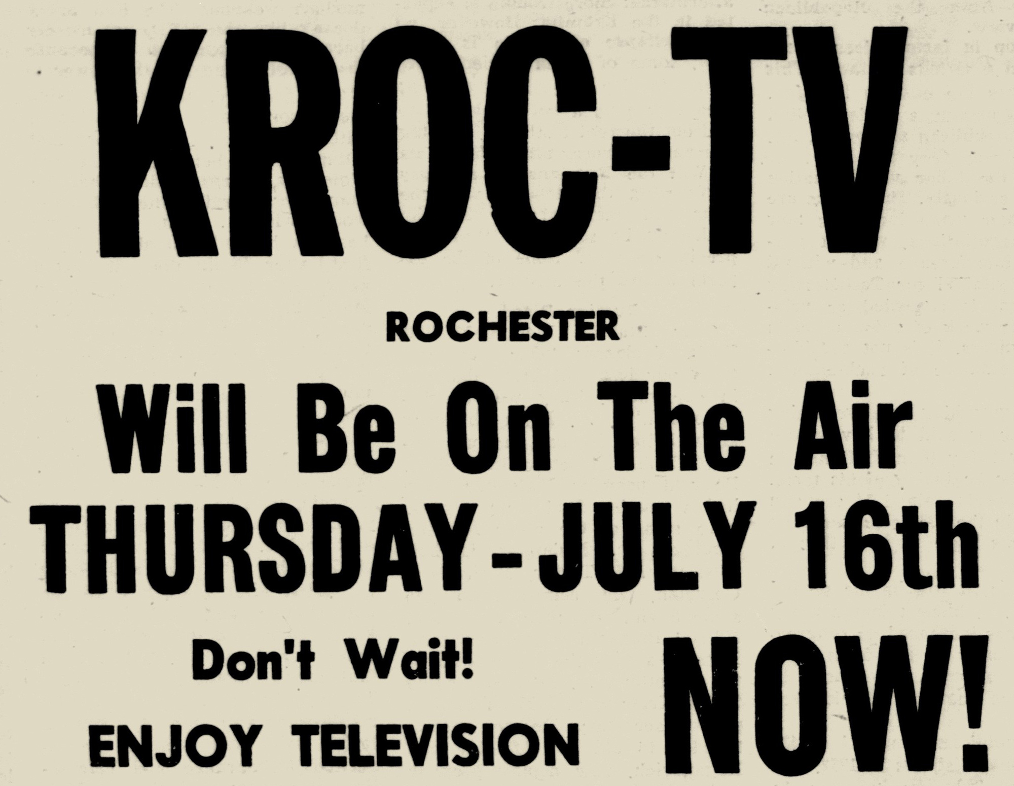 KROC TV Channel 10 Rochester, Minnesota